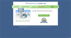 Desktop Screenshot of jadine.de