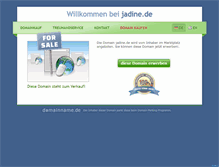 Tablet Screenshot of jadine.de
